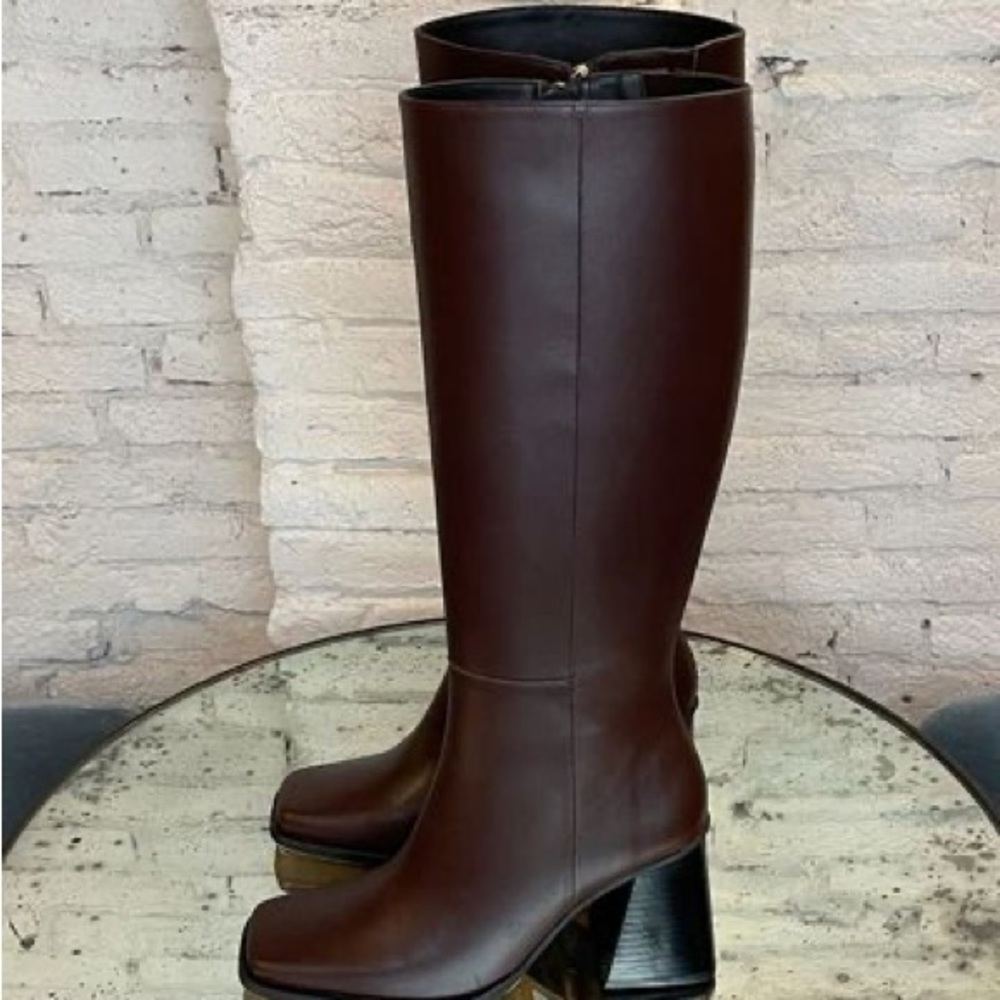 Feners knee high boots, size 41